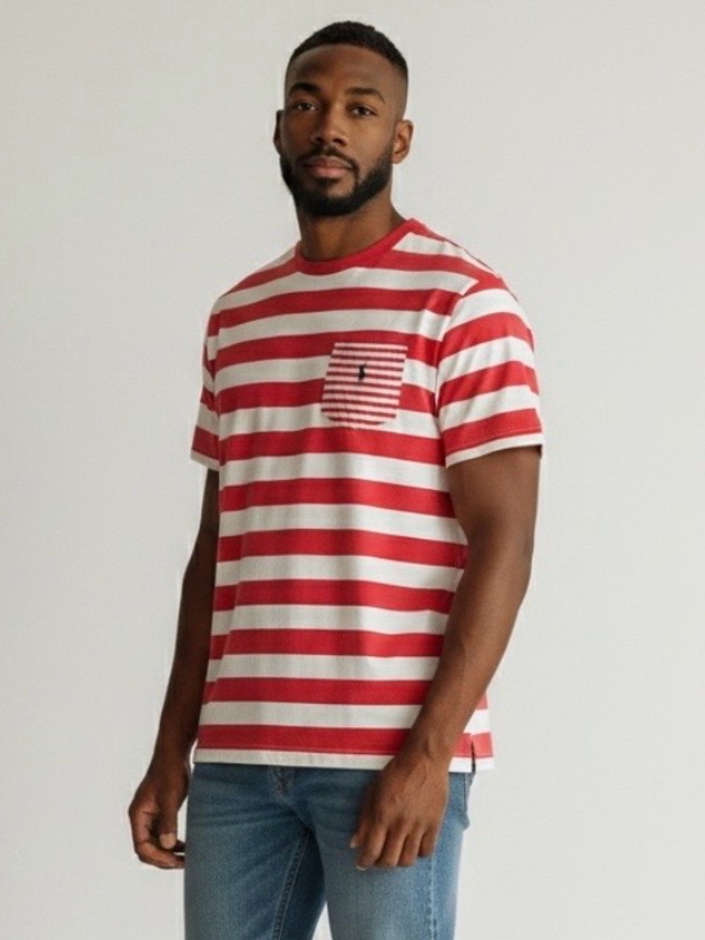 Polo Ralph Lauren Classic Fit Striped Pocket Tee